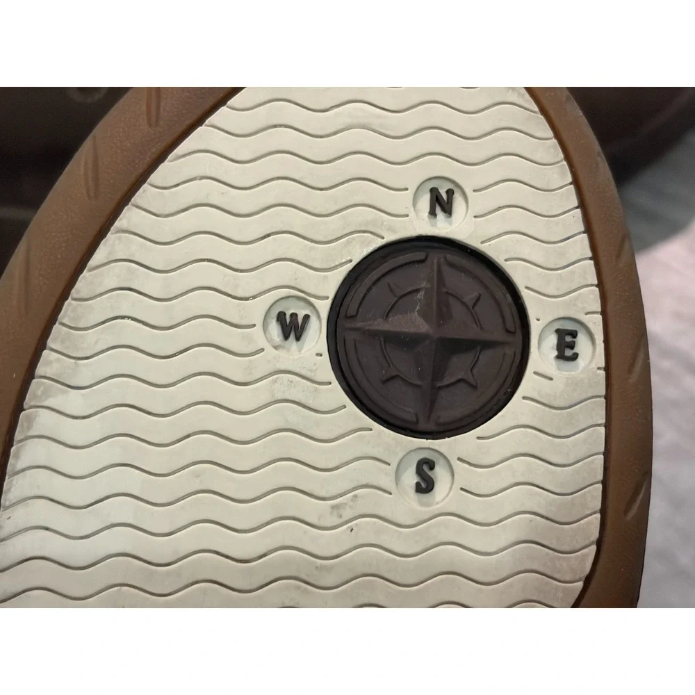 Margaritaville Havana Dreamin Shoes Men's Leather Brown/Tan MG5063D Size 10‎